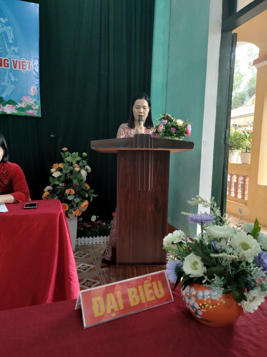 ĐẠI HỘI CÔNG ĐOÀN TRƯỜNG THCS XÃ HOÀNG VIỆT NHIỆM KỲ 2023-2028