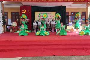 TRƯỜNG THCS XÃ HOÀNG VIỆT HÂN HOAN NGÀY KHAI TRƯỜNG,  ĐÓN CHÀO NĂM HỌC MỚI
